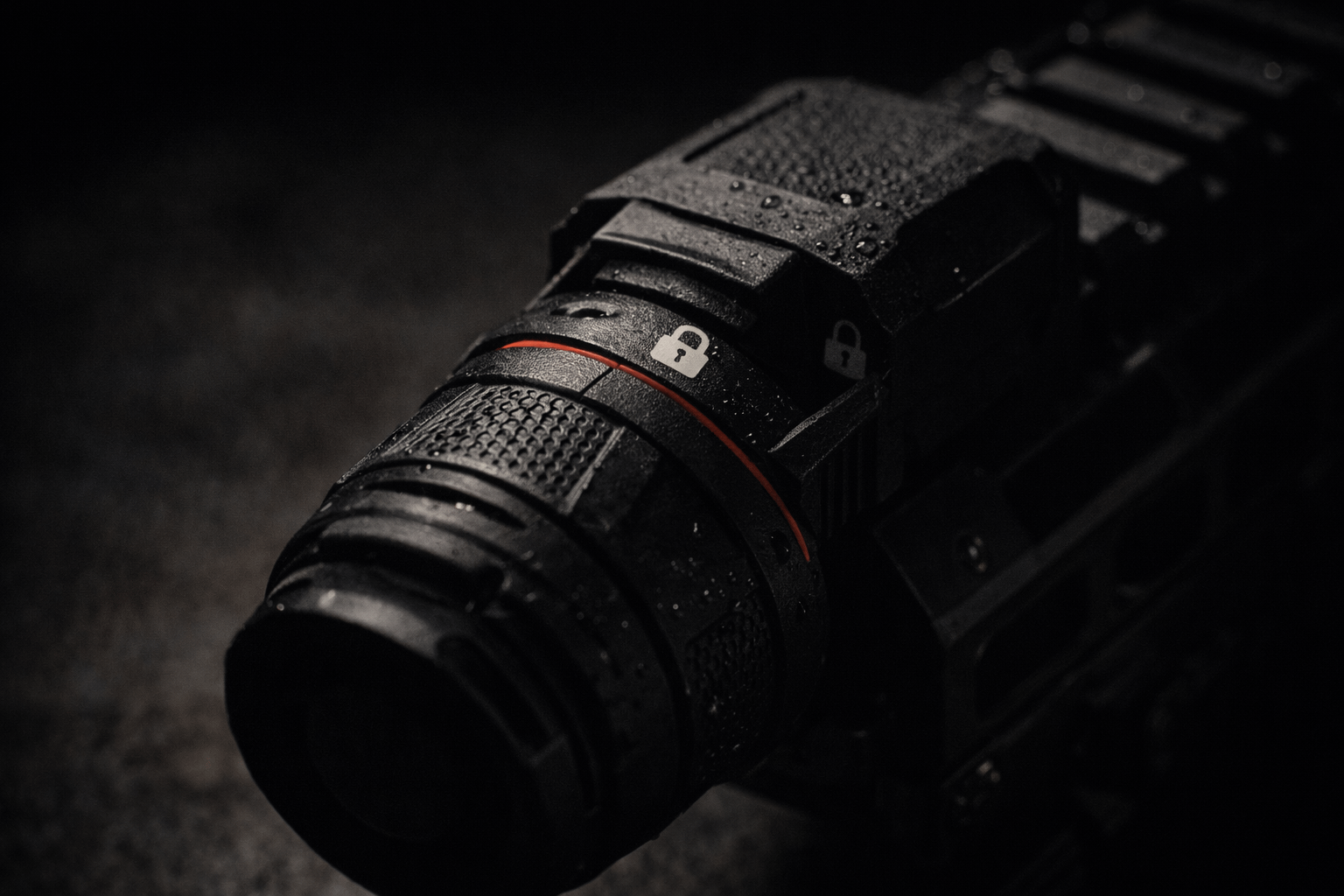 InForce WML Gen 3 lockout shown with the light head slightly rotated