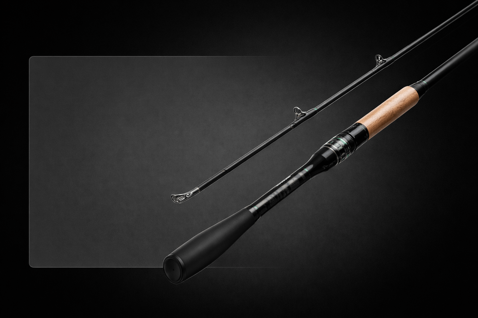 ZEUSX spinning rod specs overlay showing 7’ Medium and 7’3” Medium-Heavy options